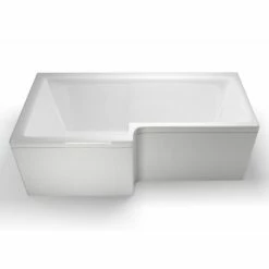 Cleargreen Ecosquare Shower Bath 1700mm X 850mm/700mm - Left Handed 9 Cleargreen Ecosquare Shower Bath 1700mm X 850mm/700mm - Left Handed -HEATANDPLUMB Sales cleargreen ecosquare bath r17 2
