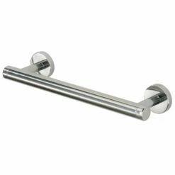 Coram Boston Straight Grab Rail - 310mm Wide - Chrome