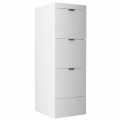 Delphi Blend Full Depth 3-Drawer Storage Unit 300mm Wide - Matt Grey