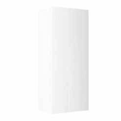 Delphi Blend Single Door Wall Unit 300mm Wide - Matt White