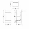 Delphi Blend Full Depth Single Door Base Unit 400mm Wide - Matt Grey 2 Delphi Blend Full Depth Single Door Base Unit 400mm Wide - Matt Grey -HEATANDPLUMB Sales delphi blend bathroom furniture sy ble40bufdmg 1