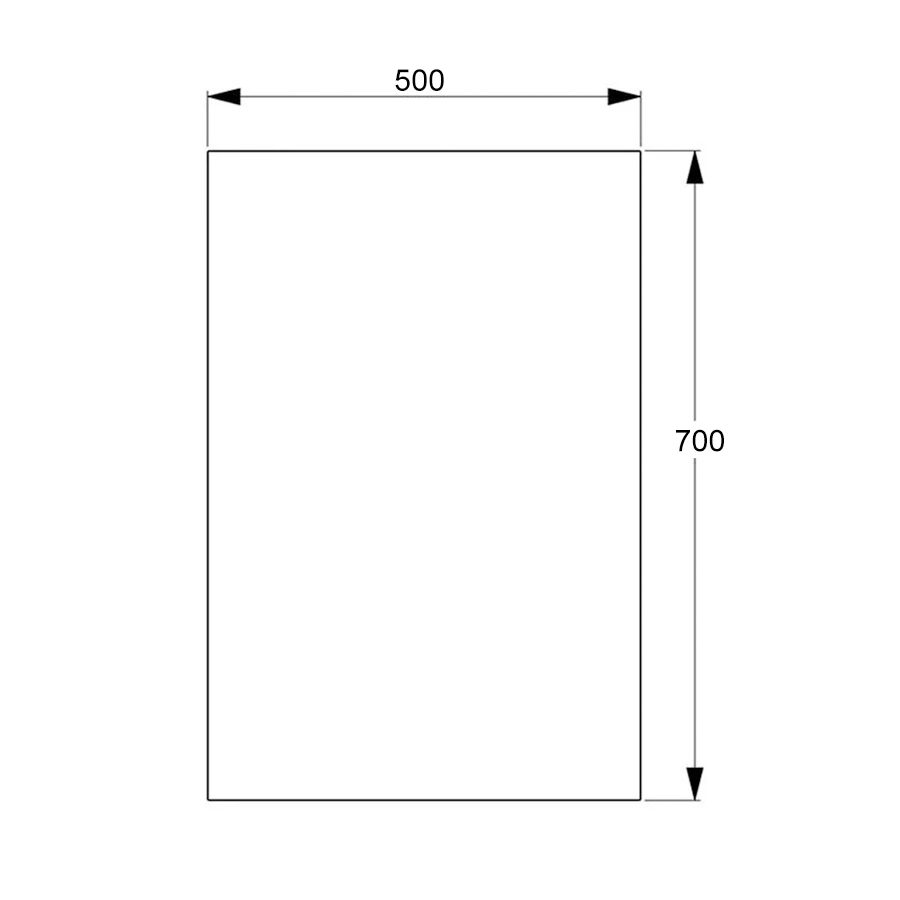 Delphi Darcy Bathroom Mirror 700mm H X 500mm W 3 Delphi Darcy Bathroom Mirror 700mm H X 500mm W