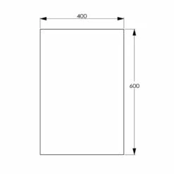 Delphi Darcy Bathroom Mirror 600mm H X 400mm W