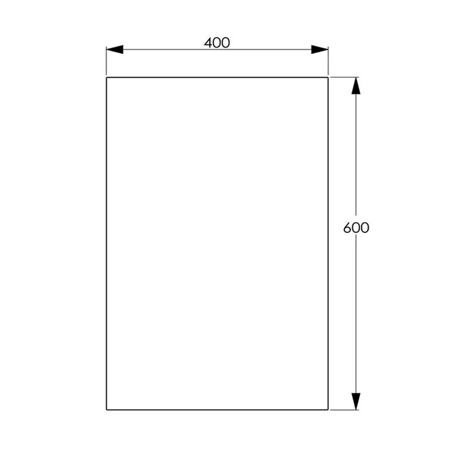 Delphi Darcy Bathroom Mirror 600mm H X 400mm W 3 Delphi Darcy Bathroom Mirror 600mm H X 400mm W