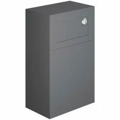 Delphi Henbury Back To Wall WC Unit 500mm Wide - Grey 9 Delphi Henbury Back To Wall WC Unit 500mm Wide - Grey -HEATANDPLUMB Sales delphi henbury bathroom furniture snsyhen50cw 1