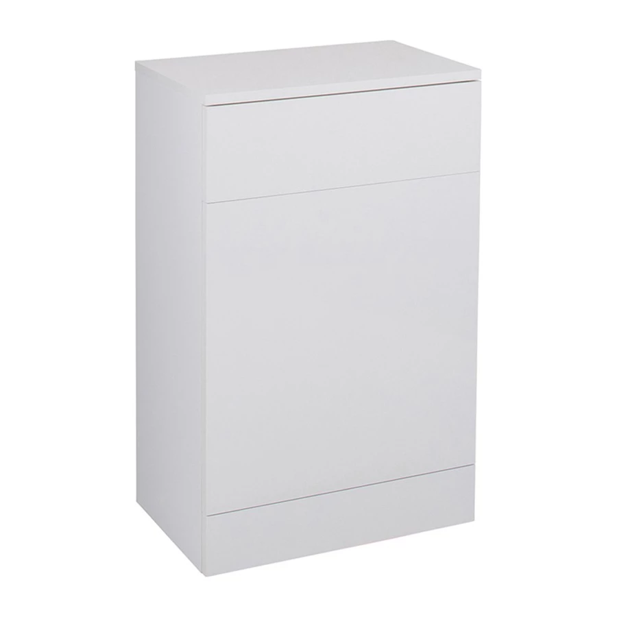 Delphi Kass Back To Wall WC Unit 500mm Wide - Gloss White 4 Delphi Kass Back To Wall WC Unit 500mm Wide - Gloss White - Image 2