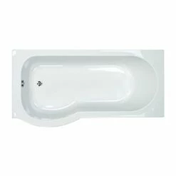 Delphi Zeya P-Shaped Standard Shower Bath 1600mm X 750/850mm - Left Handed 7 Delphi Zeya P-Shaped Standard Shower Bath 1600mm X 750/850mm - Left Handed -HEATANDPLUMB Sales delphi zeya bath sy zb15lp 2