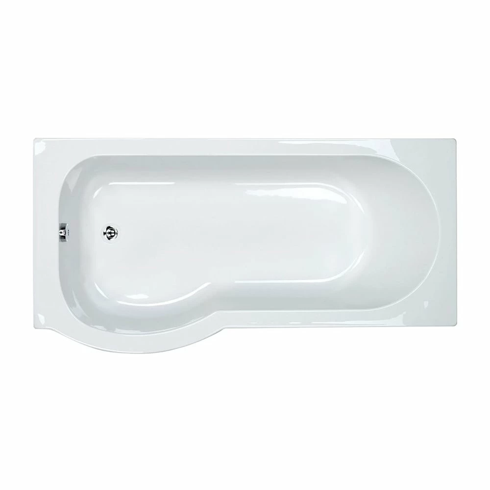 Delphi Zeya P-Shaped Standard Shower Bath 1700mm X 750/850mm - Left Handed 6 Delphi Zeya P-Shaped Standard Shower Bath 1700mm X 750/850mm - Left Handed - Image 4