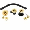 Deva 1 1/4 Inch Basin And 1 1/2 Inch Bath Waste Set - Gold -HEATANDPLUMB Sales deva 1 1 4 waste wst27 501