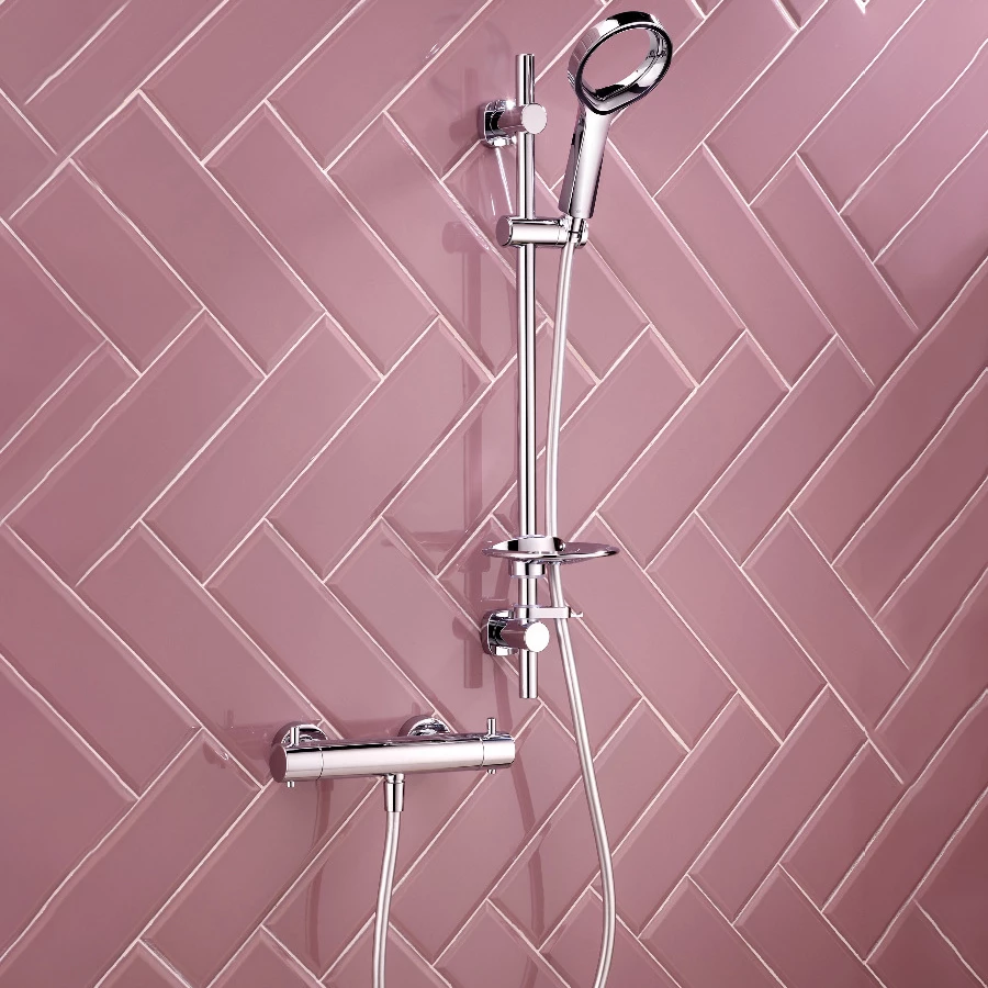 Deva Aio Aurajet Cool To Touch Bar Shower Valve With Easy Fit Shower Kit - Chrome 3 Deva Aio Aurajet Cool To Touch Bar Shower Valve With Easy Fit Shower Kit - Chrome