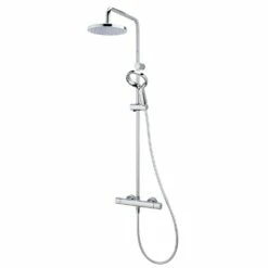 Deva Aio Aurajet Cool To Touch Bar Shower Valve With Shower Kit And Fixed Head - Chrome