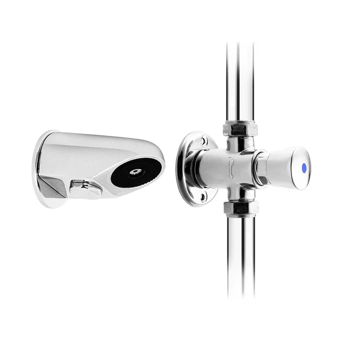 Deva Non-Concussive Shower Valve With Anti Vandal Shower Head - Chrome 3 Deva Non-Concussive Shower Valve With Anti Vandal Shower Head - Chrome
