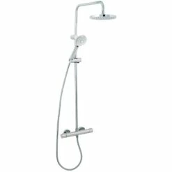 Deva Dynamic Cool Touch Bar Mixer Shower With Shower Kit + Fixed Head