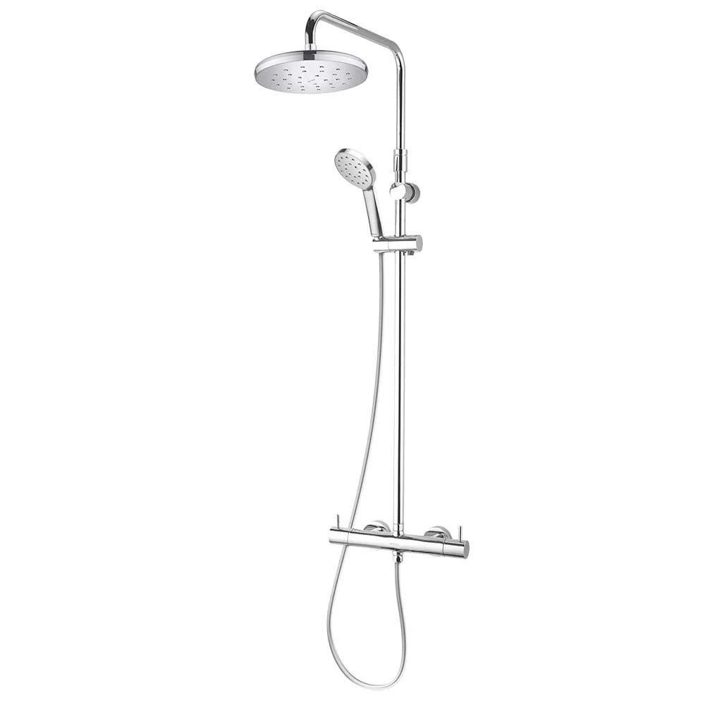 Deva Kiri MK2 Cool To Touch Bar Shower Valve With Shower Kit And Fixed Head - Chrome 4 Deva Kiri MK2 Cool To Touch Bar Shower Valve With Shower Kit And Fixed Head - Chrome - Image 2