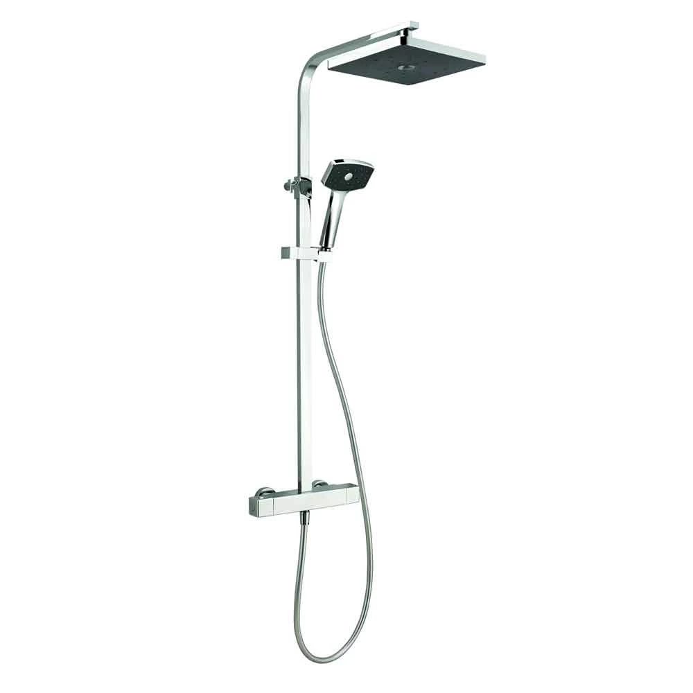 Deva Waipori Satinjet Cool To Touch Bar Shower Valve With Shower Kit + Fixed Head - Chrome 4 Deva Waipori Satinjet Cool To Touch Bar Shower Valve With Shower Kit + Fixed Head - Chrome - Image 2