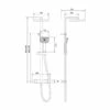 Deva Waipori Satinjet Cool To Touch Bar Shower Valve With Shower Kit + Fixed Head - Chrome 2 Deva Waipori Satinjet Cool To Touch Bar Shower Valve With Shower Kit + Fixed Head - Chrome -HEATANDPLUMB Sales deva waipori complete mixer shower wctsdef