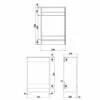 Duchy Alaska Back To Wall WC Toilet Unit 500mm Wide - Gloss White 2 Duchy Alaska Back To Wall WC Toilet Unit 500mm Wide - Gloss White -HEATANDPLUMB Sales duchy alaska bathroom furniture ef118w 1