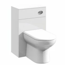 Duchy Alaska Back To Wall WC Toilet Unit 500mm Wide - Gloss White 7 Duchy Alaska Back To Wall WC Toilet Unit 500mm Wide - Gloss White -HEATANDPLUMB Sales duchy alaska bathroom furniture ef118w