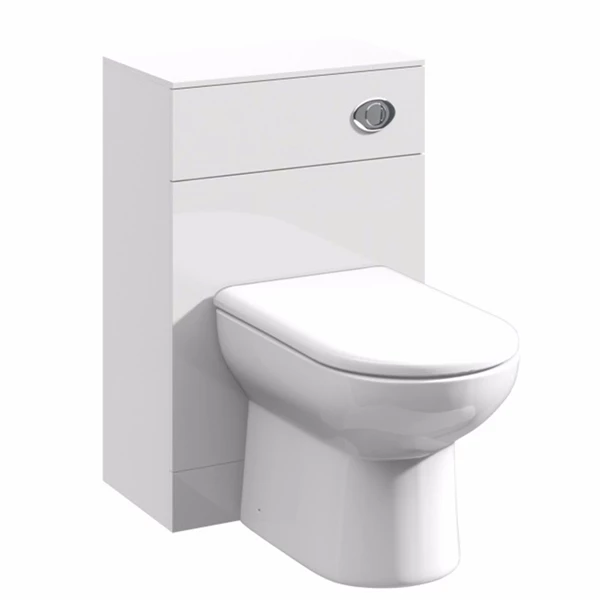 Duchy Alaska Back To Wall WC Toilet Unit 500mm Wide - Gloss White 5 Duchy Alaska Back To Wall WC Toilet Unit 500mm Wide - Gloss White - Image 3
