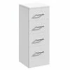 Duchy Alaska 4-Drawer Unit 350mm Wide X 300mm Deep - Gloss White 2 Duchy Alaska 4-Drawer Unit 350mm Wide X 300mm Deep - Gloss White -HEATANDPLUMB Sales duchy alaska bathroom furniture ef119w
