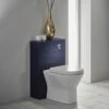 Duchy Dakota Back To Wall WC Unit 500mm Wide - Marine Blue -HEATANDPLUMB Sales duchy dakota bathroom furniture ef605mb 2