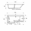 Duchy Kensington Complete L-Shaped Shower Bath 1700mm X 700mm/850mm Left Handed 2 Duchy Kensington Complete L-Shaped Shower Bath 1700mm X 700mm/850mm Left Handed -HEATANDPLUMB Sales duchy kensington bath eb519