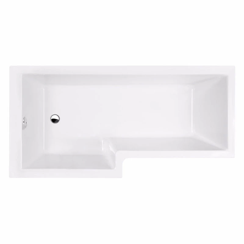 Duchy Kensington L-Shaped Shower Bath With Front Panel And Screen 1500mm X 700mm/850mm LH 4 Duchy Kensington L-Shaped Shower Bath With Front Panel And Screen 1500mm X 700mm/850mm LH - Image 2