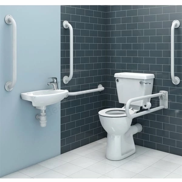 Duchy Doc M Pack With Close Coupled Toilet And Basin + TMV - White 3 Duchy Doc M Pack With Close Coupled Toilet And Basin + TMV - White