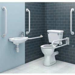 Duchy Doc M Pack With Close Coupled Toilet And Basin - White
