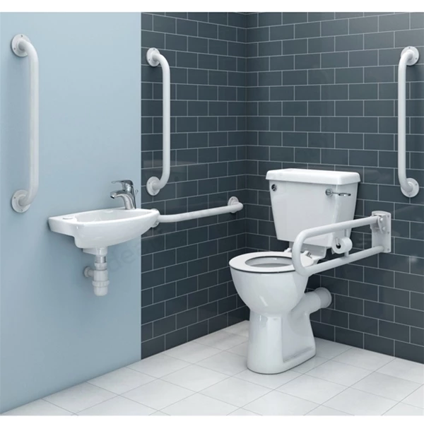 Duchy Doc M Pack With Close Coupled Toilet And Basin - White 3 Duchy Doc M Pack With Close Coupled Toilet And Basin - White