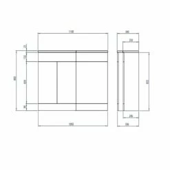 HEATANDPLUMB Sales -HEATANDPLUMB Sales duchy montana bathroom furniture efp902wh 1 1
