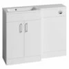 Duchy Montana LH Combination Unit With L Shape Basin 1100mm Wide - Gloss White 1 Duchy Montana LH Combination Unit With L Shape Basin 1100mm Wide - Gloss White -HEATANDPLUMB Sales duchy montana bathroom furniture efp902wh