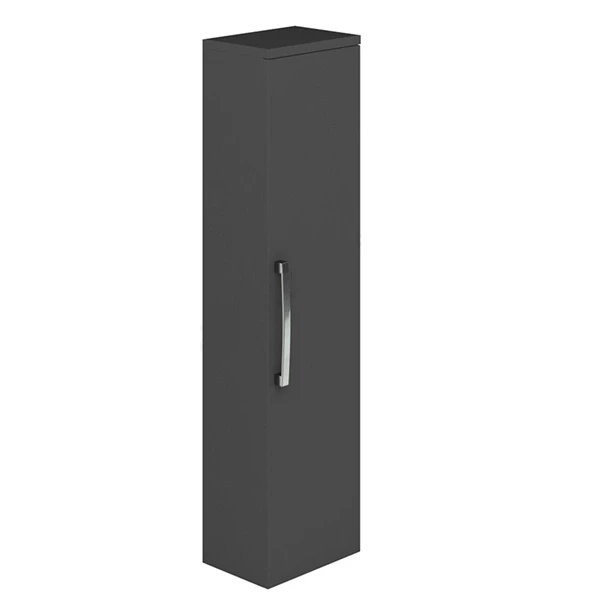 Duchy Nevada Wall Hung 1-Door Tall Unit 350mm Wide - Grey 4 Duchy Nevada Wall Hung 1-Door Tall Unit 350mm Wide - Grey - Image 2