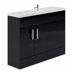 Duchy Nevada Combination Unit With Basin 1200mm Wide - Indigo Gloss