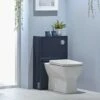 Duchy Nevada Back To Wall WC Unit 500mm Wide - Indigo Gloss