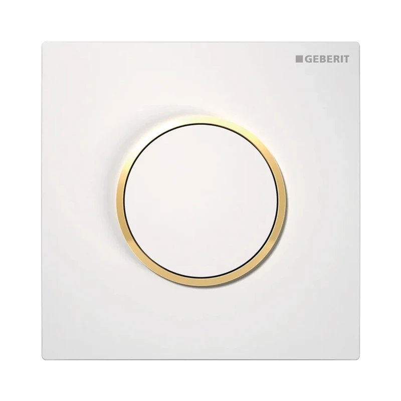 Geberit Sigma 10 Hytouch Hand Operated Pneumatic Urinal Flushing Control - White 3 Geberit Sigma 10 Hytouch Hand Operated Pneumatic Urinal Flushing Control - White