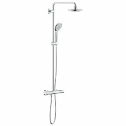 Grohe Euphoria Thermostatic 180 Bar Mixer Shower With Shower Kit + Fixed Head