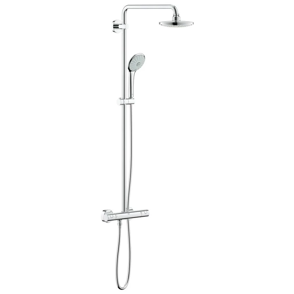 Grohe Euphoria Thermostatic 180 Bar Mixer Shower With Shower Kit + Fixed Head 3 Grohe Euphoria Thermostatic 180 Bar Mixer Shower With Shower Kit + Fixed Head