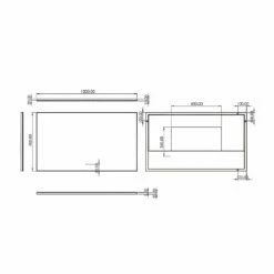 HiB Air 120 LED Bathroom Mirror 700mm H X 1200mm W 9 HiB Air 120 LED Bathroom Mirror 700mm H X 1200mm W -HEATANDPLUMB Sales hib air 120 bathroom mirror 78733000 1