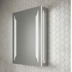 HiB Dimension 50 Single Door Bathroom Cabinet With Bluetooth And Speaker 700mm H X 500mm W X 140mm D 15 HiB Dimension 50 Single Door Bathroom Cabinet With Bluetooth And Speaker 700mm H X 500mm W X 140mm D -HEATANDPLUMB Sales hib dimension bathroom cabinet 54500 2