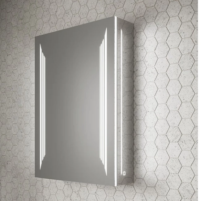 HiB Dimension 50 Single Door Bathroom Cabinet With Bluetooth And Speaker 700mm H X 500mm W X 140mm D 7 HiB Dimension 50 Single Door Bathroom Cabinet With Bluetooth And Speaker 700mm H X 500mm W X 140mm D - Image 5