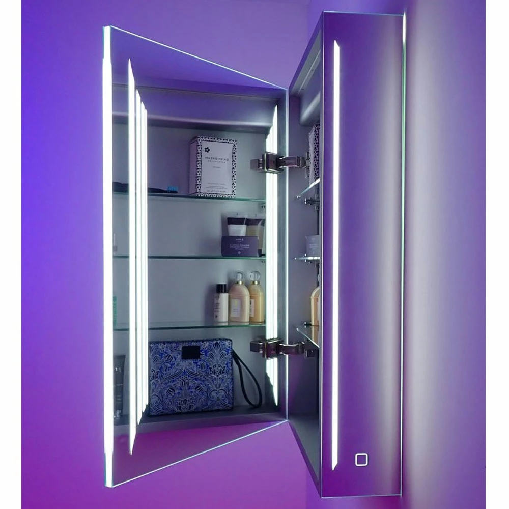 HiB Dimension 50 Single Door Bathroom Cabinet With Bluetooth And Speaker 700mm H X 500mm W X 140mm D 9 HiB Dimension 50 Single Door Bathroom Cabinet With Bluetooth And Speaker 700mm H X 500mm W X 140mm D - Image 7