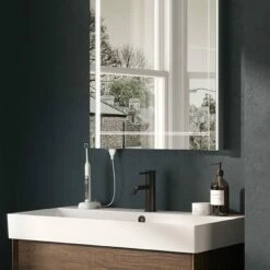 HiB Duplus 80 LED Bathroom Mirror 600mm H X 800mm W 9 HiB Duplus 80 LED Bathroom Mirror 600mm H X 800mm W -HEATANDPLUMB Sales hib duplus 50 bathroom mirror 78727000 2 1