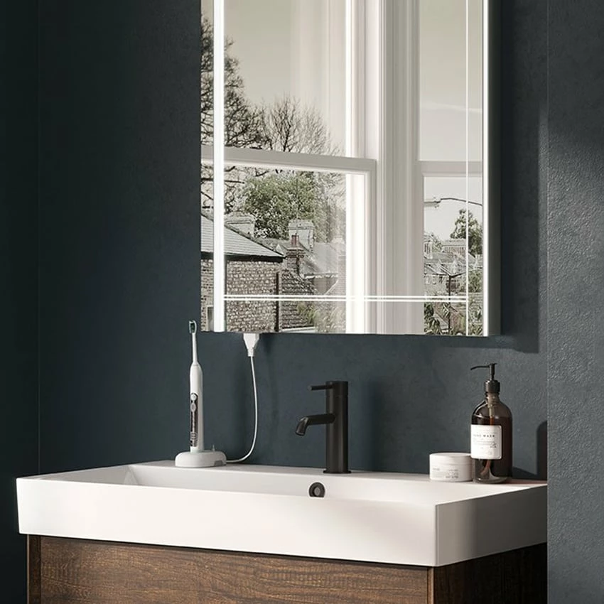 HiB Duplus 60 LED Bathroom Mirror 900mm H X 600mm W 6 HiB Duplus 60 LED Bathroom Mirror 900mm H X 600mm W - Image 4