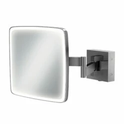 HiB Eclipse LED Magnifying Mirror With Rocker Switch - Square 7 HiB Eclipse LED Magnifying Mirror With Rocker Switch - Square -HEATANDPLUMB Sales hib eclipse bathroom mirror 21200 2