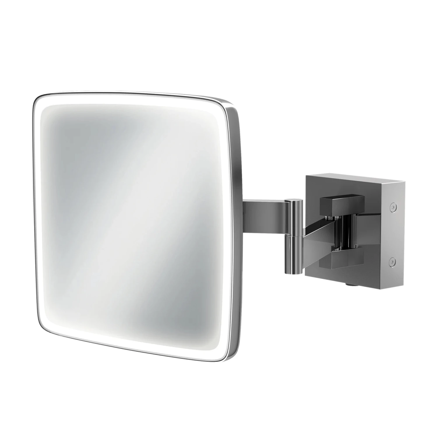 HiB Eclipse LED Magnifying Mirror With Rocker Switch - Square 5 HiB Eclipse LED Magnifying Mirror With Rocker Switch - Square - Image 3
