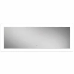 HiB Element 120 LED Bathroom Mirror With Charging Frame 600mm H X 1200mm W
