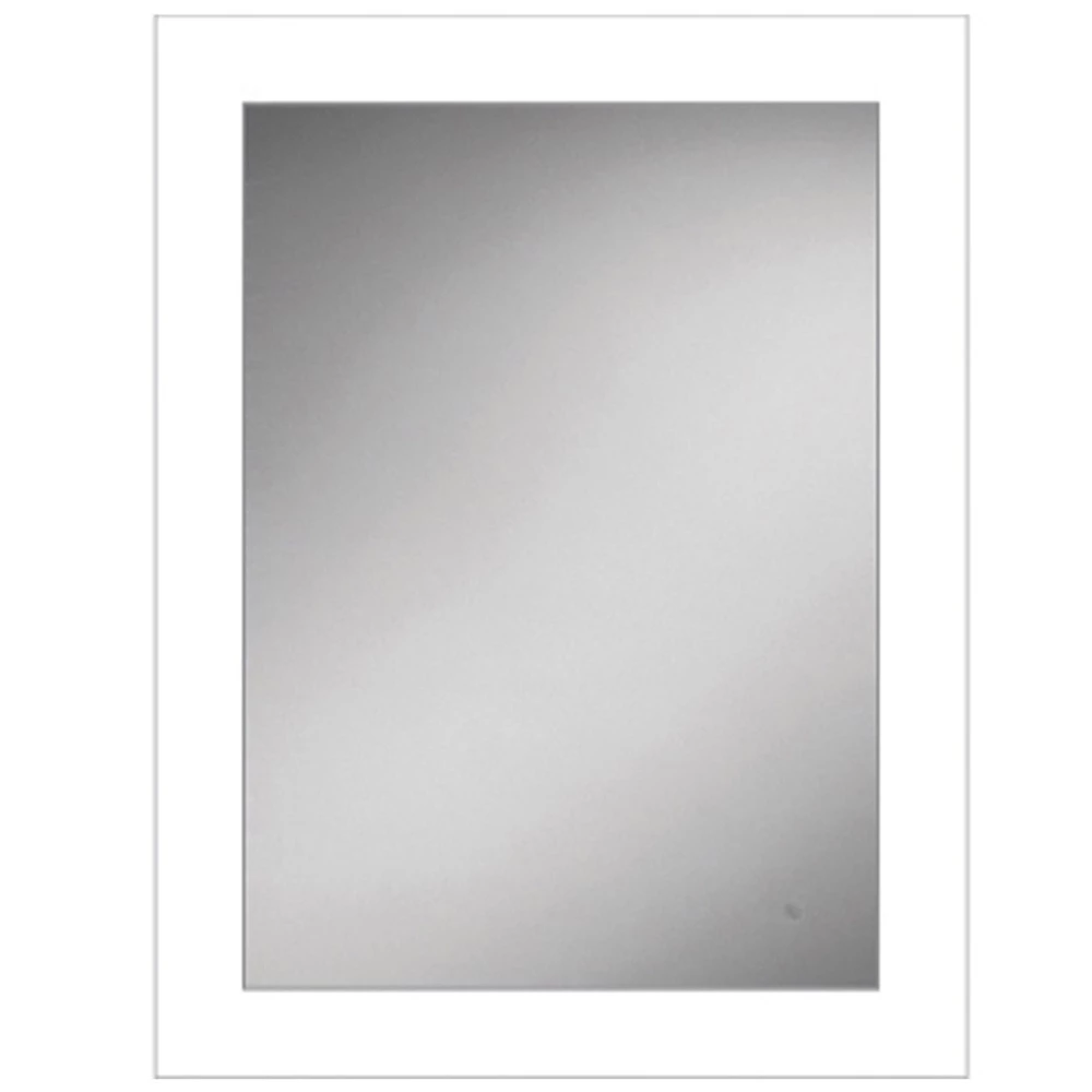 HiB Element 60 LED Bathroom Mirror With Charging Frame 800mm H X 600mm W 4 HiB Element 60 LED Bathroom Mirror With Charging Frame 800mm H X 600mm W - Image 2