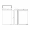 HiB Eris 40 Aluminium Bathroom Cabinet 600mm H X 400mm W X 130mm D 2 HiB Eris 40 Aluminium Bathroom Cabinet 600mm H X 400mm W X 130mm D -HEATANDPLUMB Sales hib eris bathroom cabinet 45000 2
