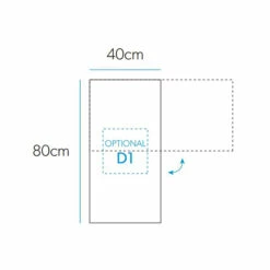 HiB Fili Designer Bathroom Mirror 800mm H X 400mm W 7 HiB Fili Designer Bathroom Mirror 800mm H X 400mm W -HEATANDPLUMB Sales hib fili bathroom mirror 76030000